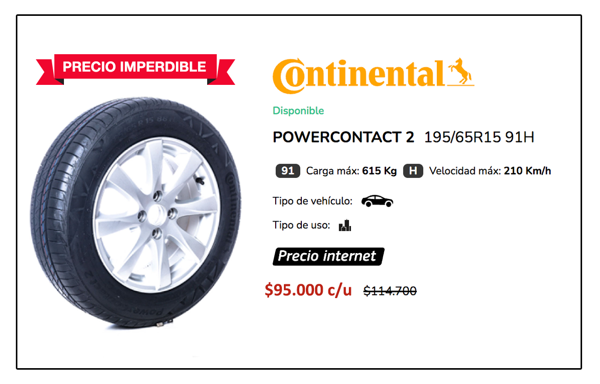 CONTINENTAL-POWERCONTACT-2-19565-R15-91H